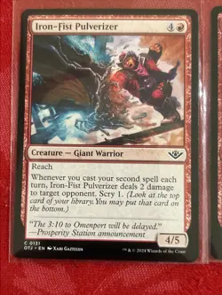 4x MTG - Iron-Fist Pulverizer - Outlaws of Thunder Junction NM Magic x4 - Image 4
