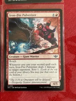 4x MTG - Iron-Fist Pulverizer - Outlaws of Thunder Junction NM Magic x4 - Image 5