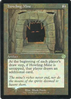 MTG: The Brothers' War: Retro Frame Artifacts: Foil Howling Mine: LP Condition - Image 1