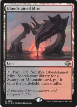 MTG Bloodstained Mire (216) | NM | Modern Horizons 3 {MH3} - Image 1