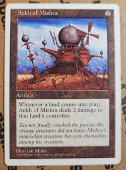 MTG - Ankh of Mishra - LP - 5th edition - Commander Premodern - Image 1