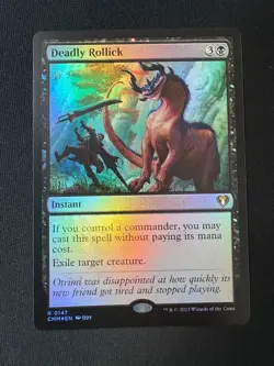 2023 MTG Commander Masters Deadly Rollick Foil #147 - Image 1