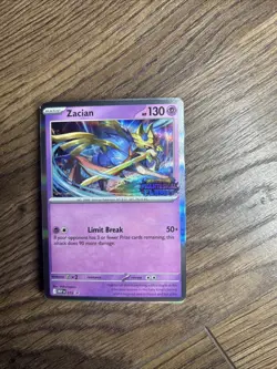 Zacian - Pokemon Phantasmal Flames Promo 015 - Holo - Stamped Promo - LP - Image 1