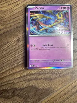 Zacian - Pokemon Phantasmal Flames Promo 015 - Holo - Stamped Promo - LP - Image 2