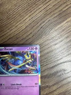 Zacian - Pokemon Phantasmal Flames Promo 015 - Holo - Stamped Promo - LP - Image 4