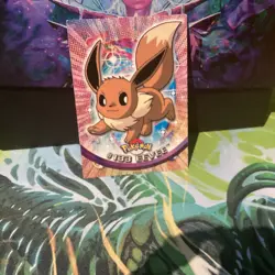2000 Topps Pokemon TV Animation Edition Series 3 Non Holo #133 Eevee - Image 1