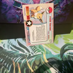 2000 Topps Pokemon TV Animation Edition Series 3 Non Holo #133 Eevee - Image 2