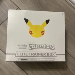 Pokemon TCG Celebrations ETB 25th Anniversary Elite Trainer Box New Sealed 820650809439 - Image 1