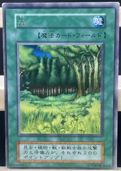 Yugioh- Forest Japanese -No Ref Common 1999 STARTER BOX - Image 1