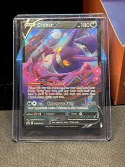 Pokemon TCG Crobat v SWSH Black Star Promos Holo Card SWSH110 NM/M - Image 1