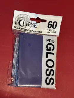 60 Gloss Eclipse Purple Ultra Pro Deck Protector Small Card Sleeve Yugioh AI - Image 1