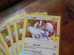 ( 12 ) Lugia 022/025 Pokemon Celebrations 25th Anniversary Holo Rare Cards NM - Image 2