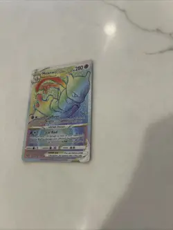 Pokemon Go Mewtwo VSTAR TCG Card Rainbow Secret Rare 079/078 Mint Condition - Image 3