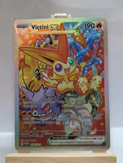 Custom Fan Art Victini EX High Quality Custom Card Foil Finish - Image 2