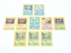 10 Rare Vintage Pokemon Cards - Base, Jungle & Fossil Sets - Image 1