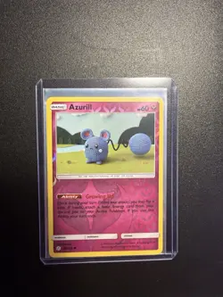 Azurill 146/236 Pokemon TCG Cosmic Eclipse Reverse Holo Card Near Mint - Image 4