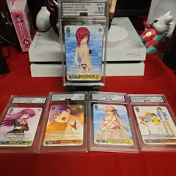 Weiss Schwarz Key 20th Anniversary AGS graded card lot 5x Cards Grades 9.5/9! FS - Image 1