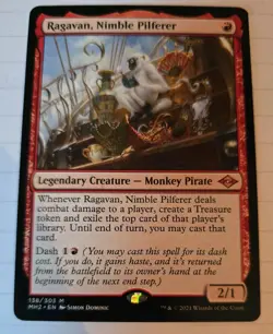 MTG Ragavan, Nimble Pilferer Modern Horizons 2 Regular NM - Image 1
