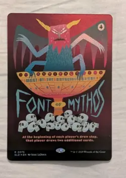 Font of Mythos (Rainbow Foil) Secret Lair Drop Foil - Image 1
