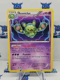 Pokemon Reuniclus Black and White 57/114 Holo LP - Image 1