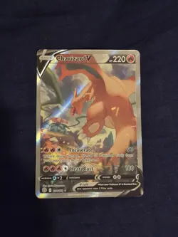 Pokemon TCG SWSH09 Brilliant Stars Charizard V Alternate Full Art 154/172 - Image 1
