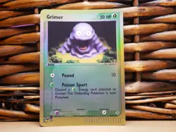 Pokemon GRIMER 57/97 REVERSE HOLO | LP Light Play | EX Dragon | 2003 - Image 2