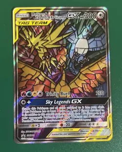 Pokemon TCG Moltres Zapdos & Articuno GX SM210 Promo MINT - Image 1