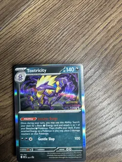 Pokemon TCG Toxtricity 017 Pre-Release Promo Phantasmal Flames - Image 4