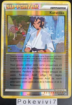 Carte Pokemon KARATEKA 85/102 Reverse HGSS FR OCCASION - Image 1