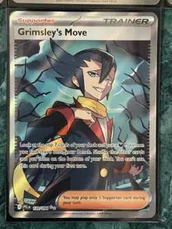 POKEMON MEGA EVOLUTIONS PHANTASMAL FLAMES GRIMSLEY’S MOVE STAMPED PROMO CARD LOT - Image 4