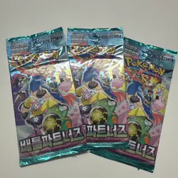 x3 Pokemon Card Battle Partners (Journey Together) SEALED Korean Booster Packs - Image 1