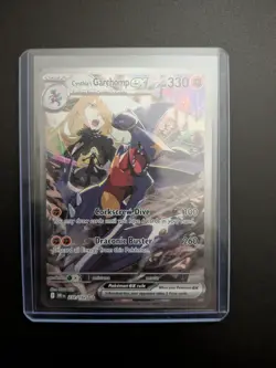 Pokemon TCG Cynthia's Garchomp EX Top Loader Card 232/182 Destined Rivals - Image 1