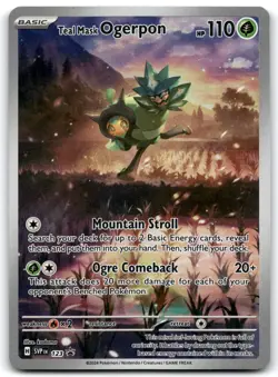 Teal Mask Ogerpon 123 SV: Scarlet & Violet Promo Cards - Image 1