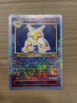Pokemon Alakazam Holo Rare TCG Card 1/110 Near Mint, Legendary Collection - Image 1