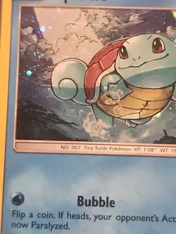 Squirtle 33/214 Cosmos Holo Pokemon Card Unbroken Bonds LP - Image 2