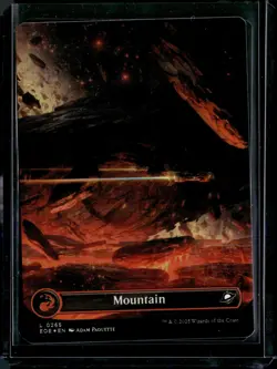 Mountain - 265 - Foil - EOE - NM - MTG Magic the Gathering - Image 1