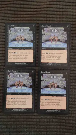 Magic: the Gathering / MtG Dark Ritual x4 Mercadian Masques - Image 1