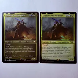Magic The Gathering Mtg Foil Abaddon The Despoiler X2 Warhammer 40K Ruinous - Image 1