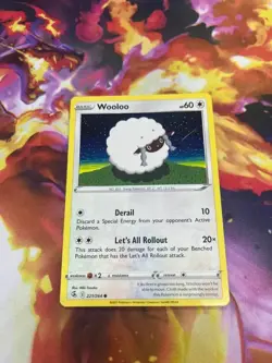 Wooloo 221/264 Swsh08: Fusion Strike Regular NM-Mint Pokemon TCG - Image 1