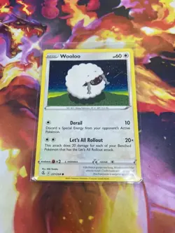 Wooloo 221/264 Swsh08: Fusion Strike Regular NM-Mint Pokemon TCG - Image 3