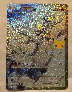 Pokemon TCG Reshiram Celebrations: Classic Collection 113/114 Holo Ultra Rare - Image 1