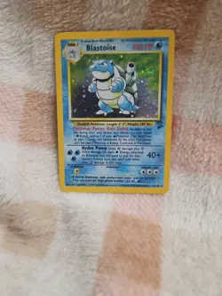 Pokemon TCG Blastoise Base Set 2 Holo Unlimited Rare - Image 3