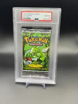 1999 Pokemon Jungle 1st Edition Booster Pack Scyther Artwork PSA 10 Gem Mint - Image 1