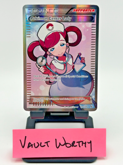 2014 Pokemon XY Flashfire Pokemon Center Lady FULL ART HOLO 105/106 - Image 1