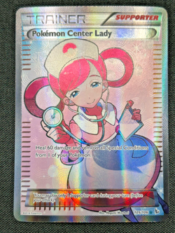 2014 Pokemon XY Flashfire Pokemon Center Lady FULL ART HOLO 105/106 - Image 3
