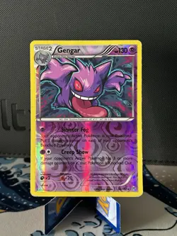 Pokemon TCG Gengar 60/162 BREAKthrough Reverse Holo LP - Image 1