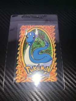 Dragonair # 148 Pokemon Evolution 1999 TCG Topps Die Cut Embossed 11 of 12 Rare - Image 1