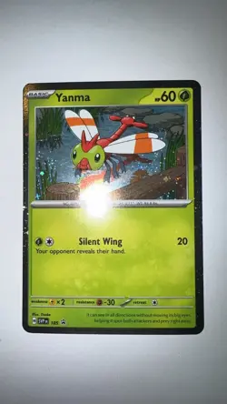 Yanma 185 - Scarlet & Violet Journey Together Cosmos Holo Black Star Promo (NM) - Image 1