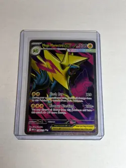 2025 Pokemon Mega Evolution Mega Manectric EX #158/132 NEAR MINT - Image 1