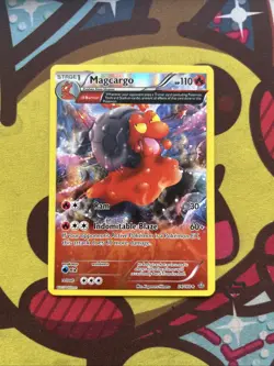 Pokemon Magcargo 24/160 - XY Primal Clash - Reverse Holo - GLC - Excellent - Image 1